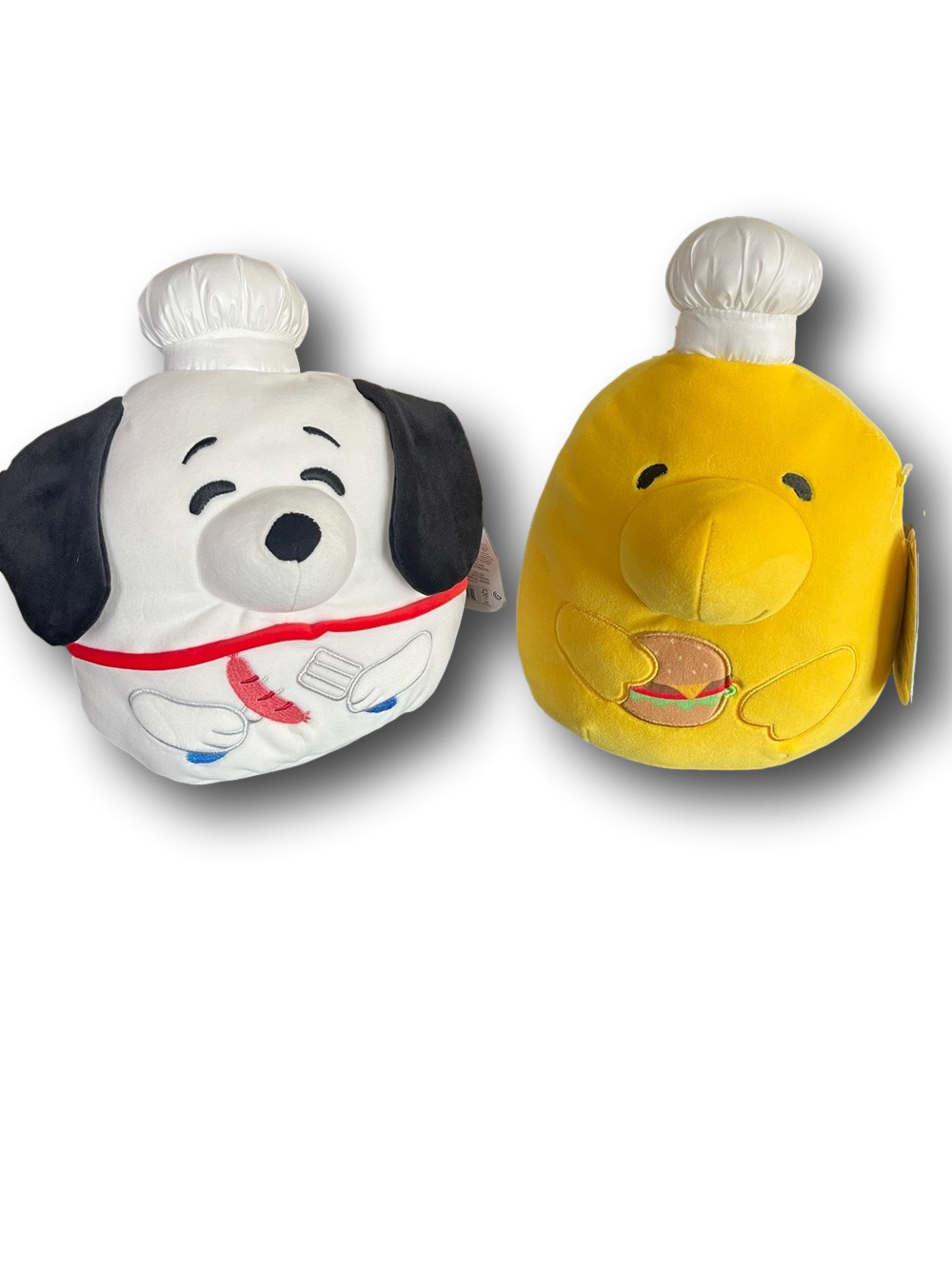 Peanuts Snoopy & Woodstock Cute Chef Squishmallows 10”